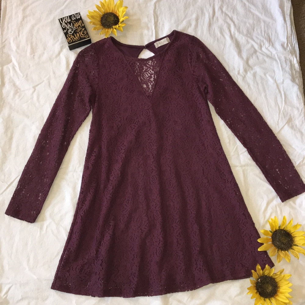 Beautiful purple lace dress